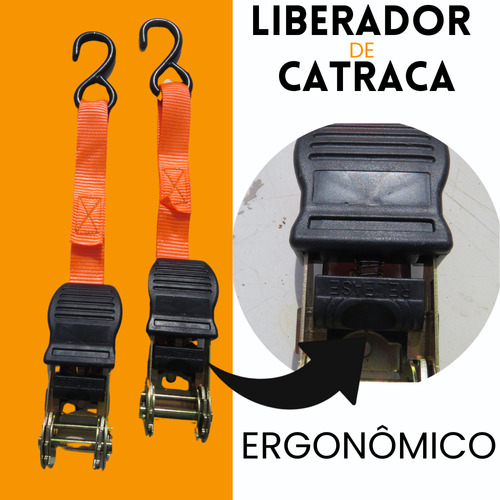 Fita Para Prender Carga 4,5 Metros 2 Peças Lugatools