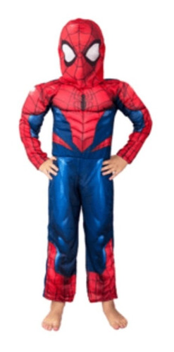 Disfraz Spiderman Hombre Araña Avengers Con Músculos
