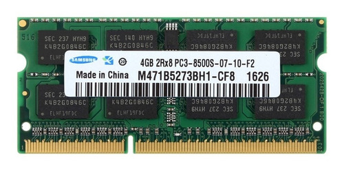 Memória 4gb 8500s 1066mhz Macbook  Notebook 1x4gb Ddr3 Nfe