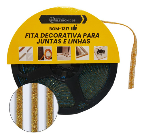Fita Acabamento P/ Pias, Vazo Sanitario, Azulejos Rolo 6mts