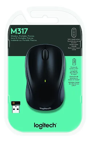 Mouse Inalambrico Logitech M317 Wireless Receptor Usb