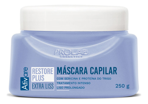 Máscara Restore Plus Extra Liss Ativare 250g