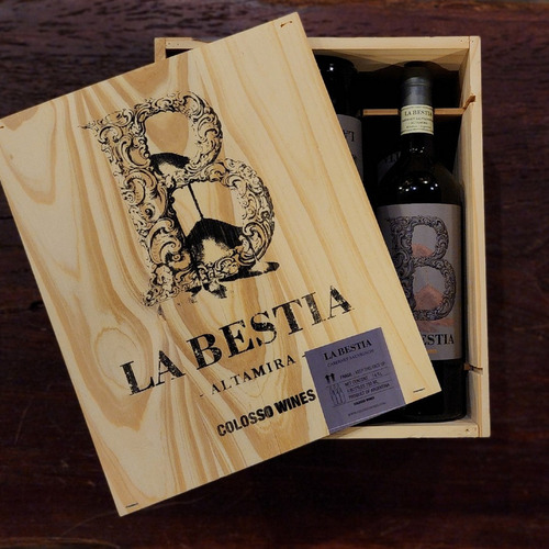Vino La Bestia Tinto Cabernet Sauvignon Altamira 750ml X6u