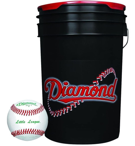 Diamond 6-gallon Cubeta De Bola Con 30 dll-1 little League