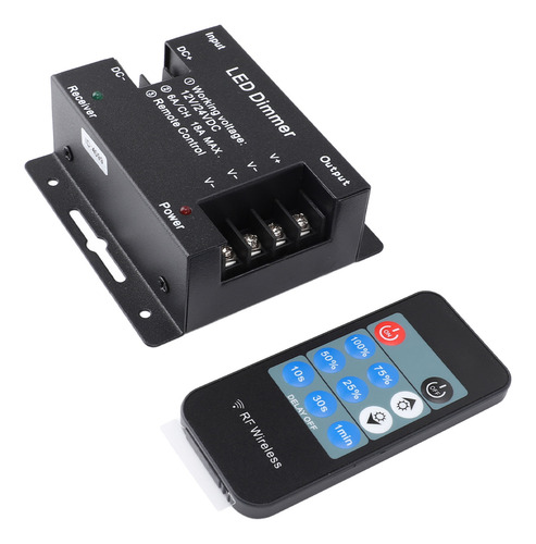 Led Dimmer Rf: Controle Remoto, Ajuste O Brilho, Dc