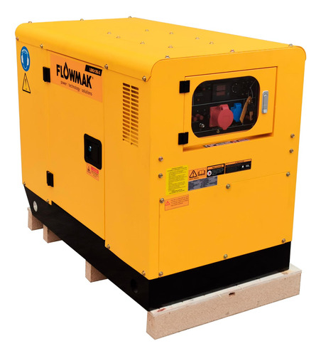 Generador Diesel Flowmak Ldg12s-3 380v 10kw Insonoro 