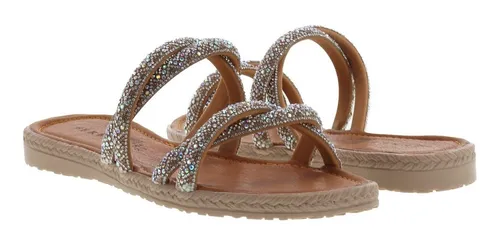 Sandalias con brillo mujer new arrivals