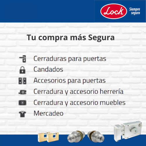 Gatillo Rectangular Sólido Entrada -sencilla Satinado Visual