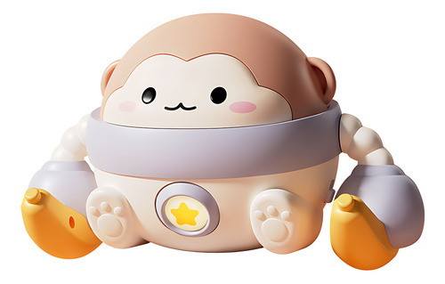 Banana Tumbling Monkey Light Music Para Niños Baby Head U