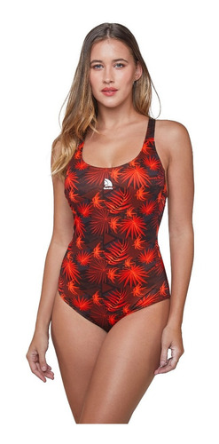 Imagen 1 de 10 de Malla Natación Aquagym Estampa Resistente Al Cloro® Quickly®