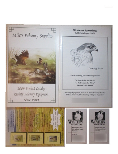 Cetrería 2 Catálogos + Extras Rapaces Halcón Libro Falconry