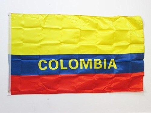 Az Flag - Bandera Colombiana De Satén De 35.4 X 59.1 in Dise