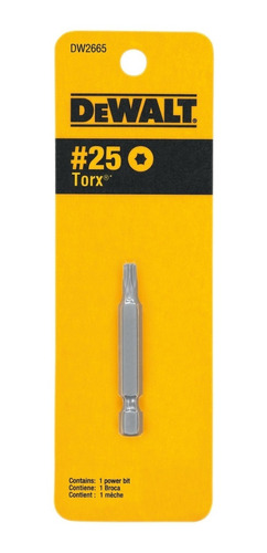 Punta Torx Power Bit Reforzada Dw2665 T25 50.8mm