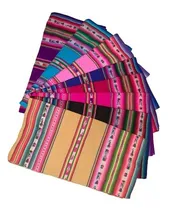 Comprar Aguayos Norteños Grandes 2.40x 1.20cm X10 Colores Surtidos