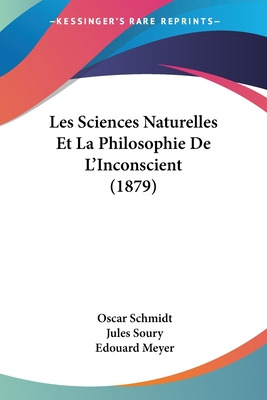 Libro Les Sciences Naturelles Et La Philosophie De L'inco...