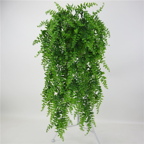 60 Helecho Planta Colgante Artificial Follaje Muro Verde
