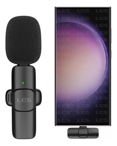 Imagen 2 de 4 de Micrófono Inalámbrico Corbatero Usb-c Ls-m Lcs