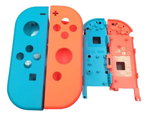 Carcasa De Repuestos Para Joy-con Azul-rojo