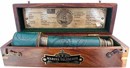 Mah 18 Inch Brass Ship Captain Telescope/brass Spyglass With