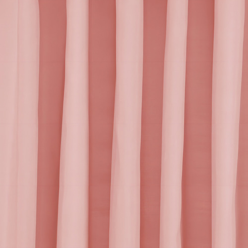 Cortina Para El Hogar Juego De Cortinas Largas Color Rosa