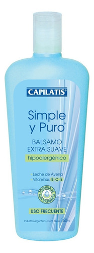 Bálsamo Extra Suave Hipoalerg. C/avena