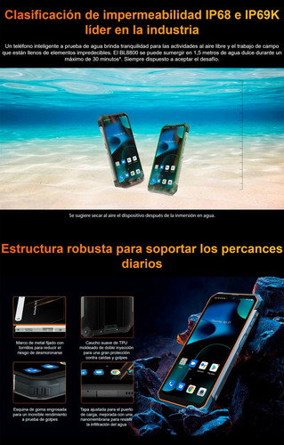 Blackview Bl8800 - Celular Resistente Cámara Visión Nocturna