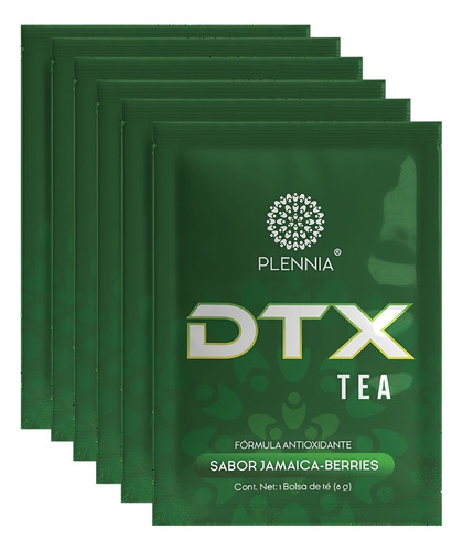 Dtx Tea (6 Semanas) Te Detox 100% Original