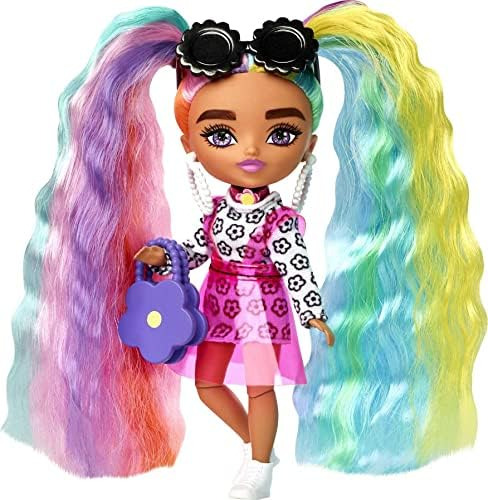 Muñeca Barbie Extra Minis 6 (5,5 Pulgadas) Con Cabello De Ar
