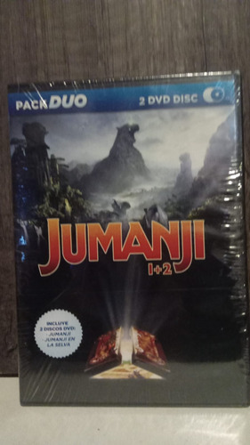 Jumanji 1995 + Jumanji 2016 Coleccion Dvd Original Fisico 