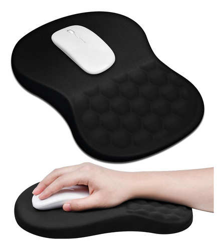 Mouse Pad Ergonômico Com Suporte Para Pulso E Design De