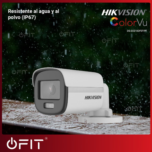 Camara Seguridad Hikvision Colorvu Color 24hs 2mp Bullet Cu