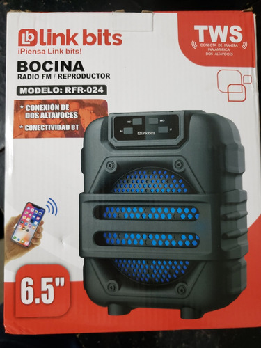 Bocina Bluetooth 6.5 Pulgadas