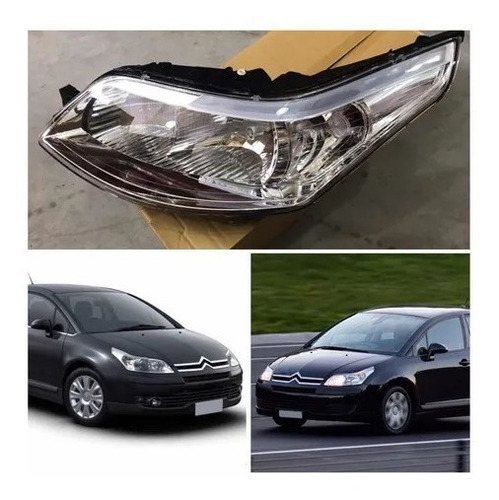Imagem 8 de 10 de Par Farol C4 Pallas Vtr Hatch 2007 2008 2009 10 11 2012 2013