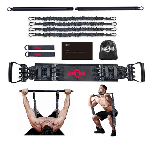 Innstar Resistance Bands Bar Exercise Bands Attachment 38