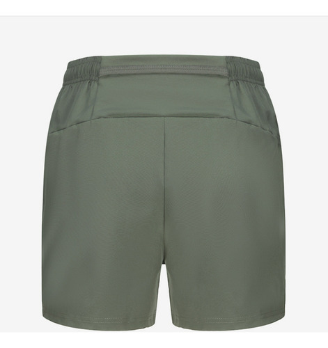 Pantalones Cortos De Cintura Media Con Bolsillos Laterales E