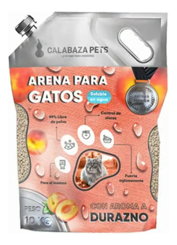 Arena Calabaza Durazno 10 Kg