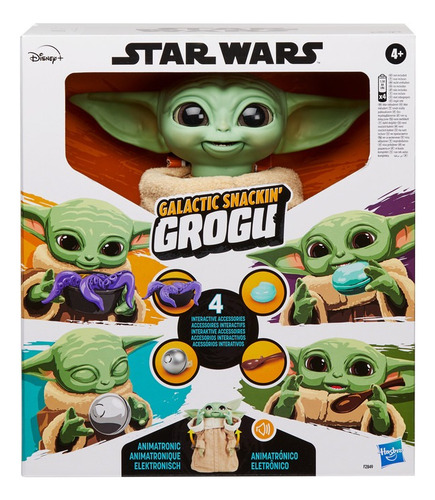 Star Wars Mandalorian Galactic Baby Yoda Grogu 4 Accesorios