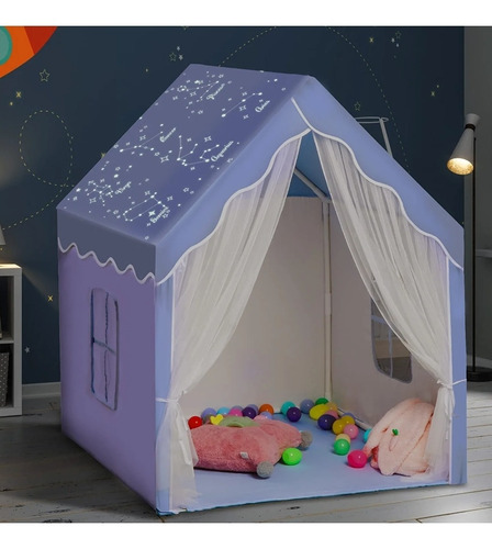 Bella Tienda Casa Para Niños  Con Constelaciones Q Brillan 