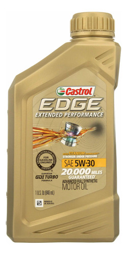 Aceite Castrol Edge Extended Performance 5w-30 1qt/946ml