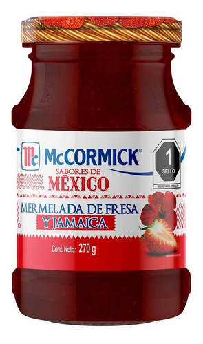 Mermelada Mccormick De Fresa Y Jamaica 270g