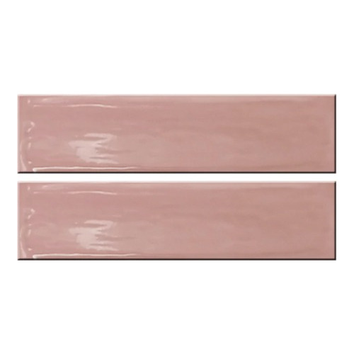 Azulejo/ceramica Flow Velvet Pink  7,7x30,5 Roca Incepa