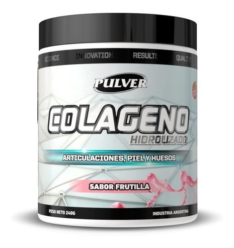 Colageno Hidrolizado Pulver 240gr Articulaciones Piel Huesos