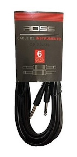 Imagen 1 de 1 de Cable Ross Plug A Plug Mono Para Instrumentos