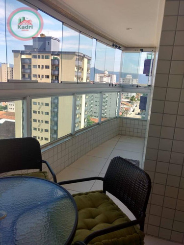 Apartamento Com 2 Dormitórios À Venda, 82 M² Por R$ 420.000,00 - Vila Guilhermina - Praia Grande/sp - Ap5352