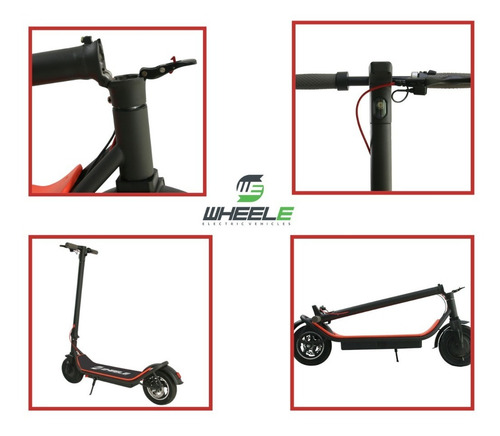 Imagen 4 de 10 de Monopatín Eléctrico Wheele Smart Power 450w +app