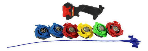 Conjunto Pião De Batalha Com 6 Peças - Bbr Toys R2980