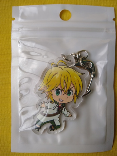 Imagen 2 de 2 de Llaveros Acrílicos Nanatsu No Taizai Modelo Meliodas