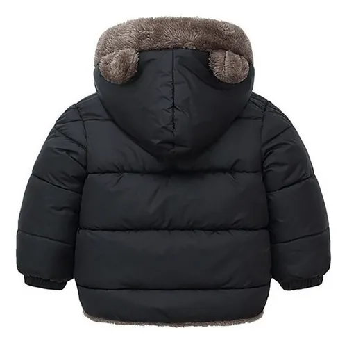Abrigo Plumon Chamarra Espesado Ropa Algodón Niños Invierno
