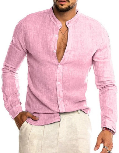 Camisa Hombre De Lino Y Fibrana Varios Modelos
