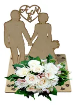 Comprar 20 Centros Mesa Boda Novios + Cake Topper Gratis